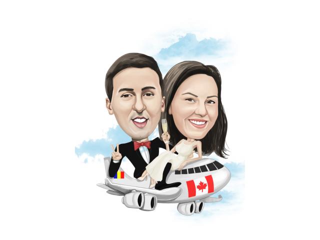 Caricaturi si portrete la comanda