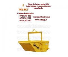 Utilaj constructii bena turnat beton stoc Bucuresti