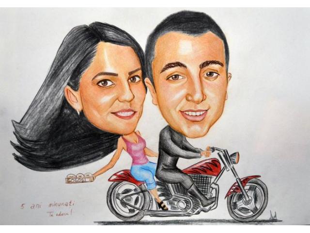 Caricaturi si portrete la comanda