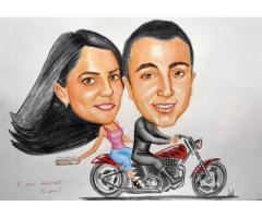 Caricaturi si portrete la comanda
