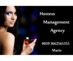 Colaboratoare drink hostess pentru club in -italia