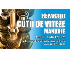 Reparații cutii de viteze manuale