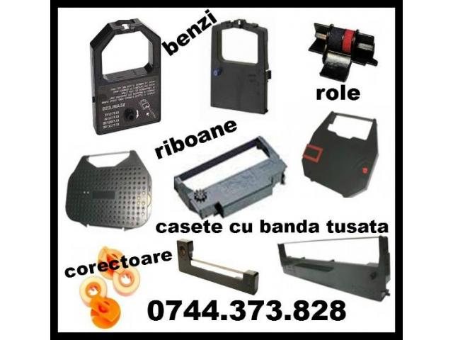 Riboane si corectoare ptr. masini de scris, imprimante matriciale