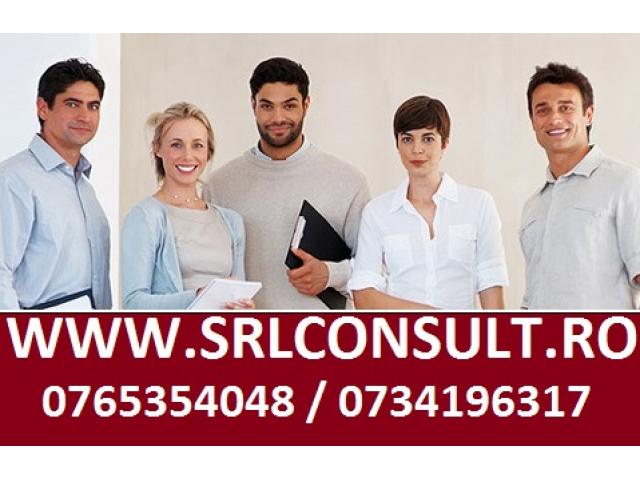 Infiintari Firme SRL, 150 lei + taxele aferente, sedii sociale 450 Lei/an