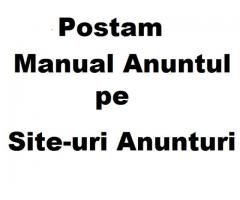 Postam Manual Anuntul pe Site-uri anunturi, Facebook